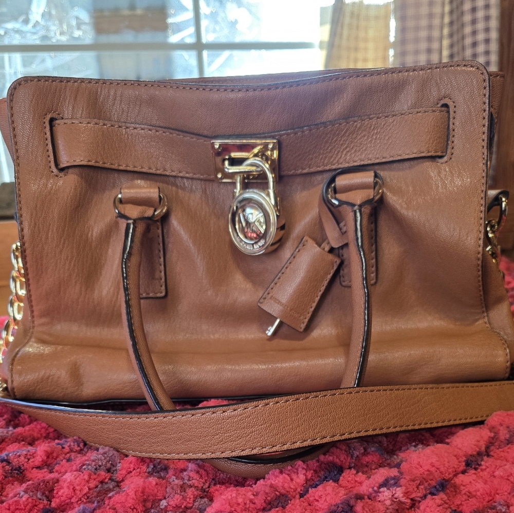 Brown Leather Michael Kors Purse